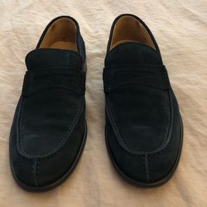 Men’s Wall + Water Blue Suede Shoes - 9